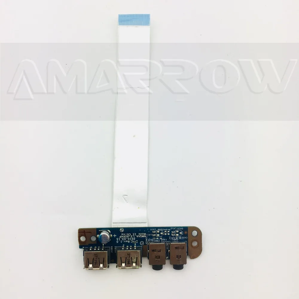Оригинальный Бесплатная доставка для TOSHIBA P750 P755 A660 A665 USB аудио Плата LS