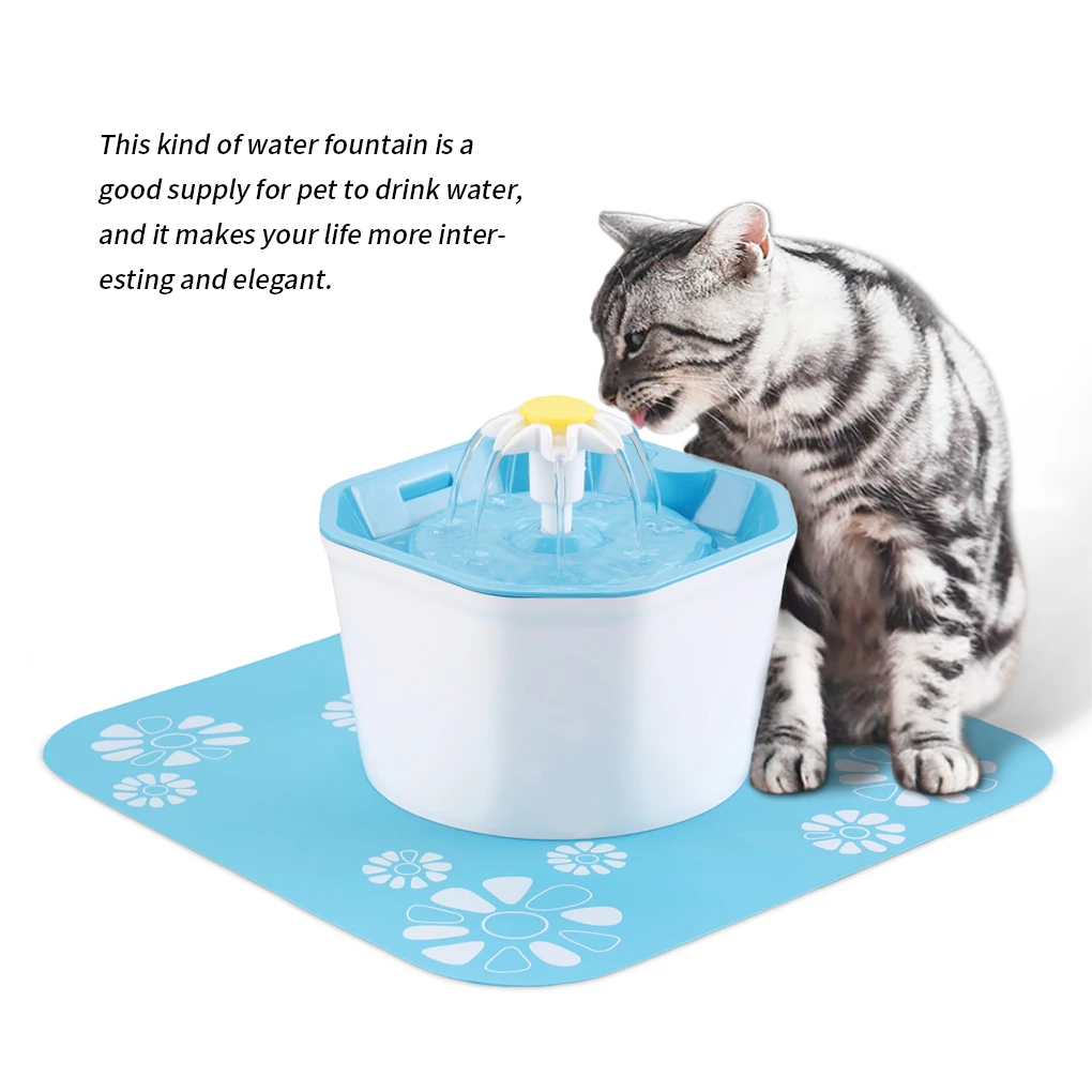 

1.6L Automatic Pet Cat Water Fountain Ultra Quiet USB Dog Drinking Fountain Drinker Feeder Bowl Pet Drinking Fountain Dispenser