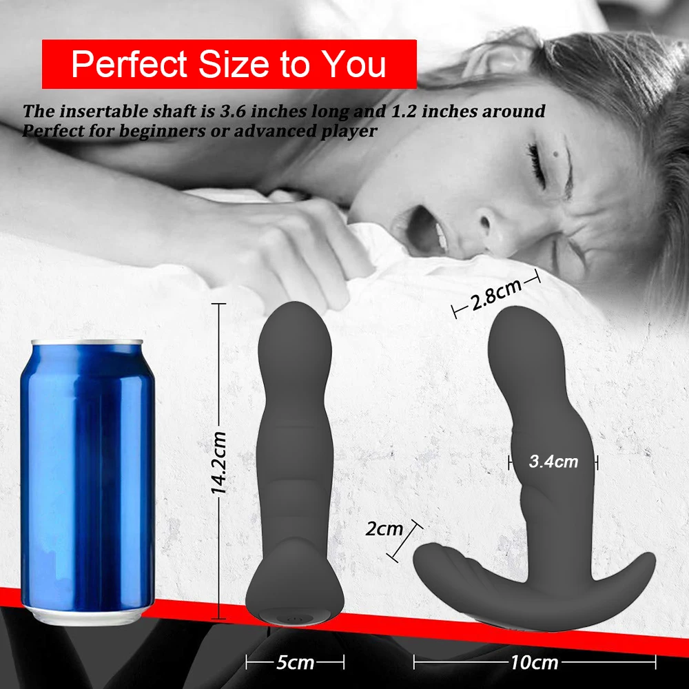 anal vibrator prostate massage Rotation Silicone Butt Anus Vibrating Male for men Remote Control Vibrator Plugs | Красота и здоровье