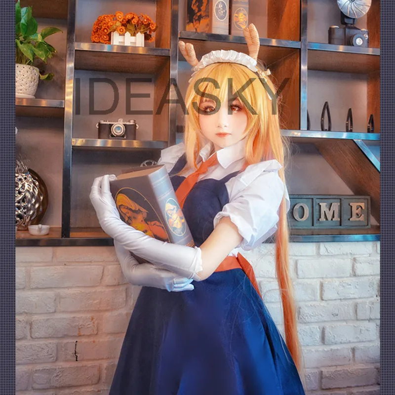 Женский костюм для косплея Tohru горничной из м/ф дракон |