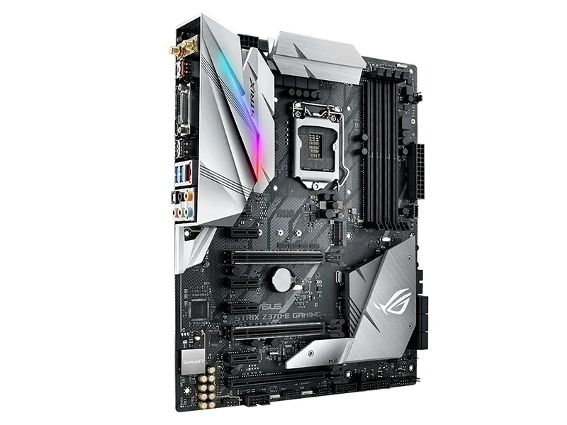 Оригинальная материнская плата для ASUS ROG STRIX игровая LGA 1151 DDR4 USB3.0 USB3.1 M.2 64 ГБ Z370 б/у