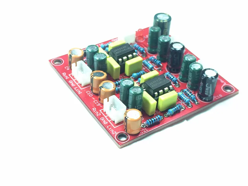 

Four-channel Tone Board Power Amplifier Board 5532 Op Amp Board Mill Modified Preamp Sound Board