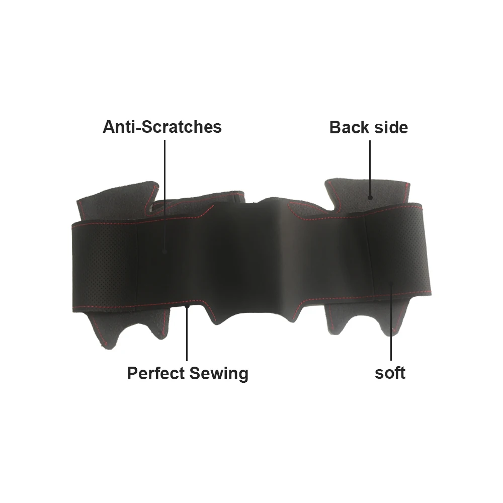 Сделай сам плетеная ручная швейная Руль крышка автомобильные аксессуары для Nissan