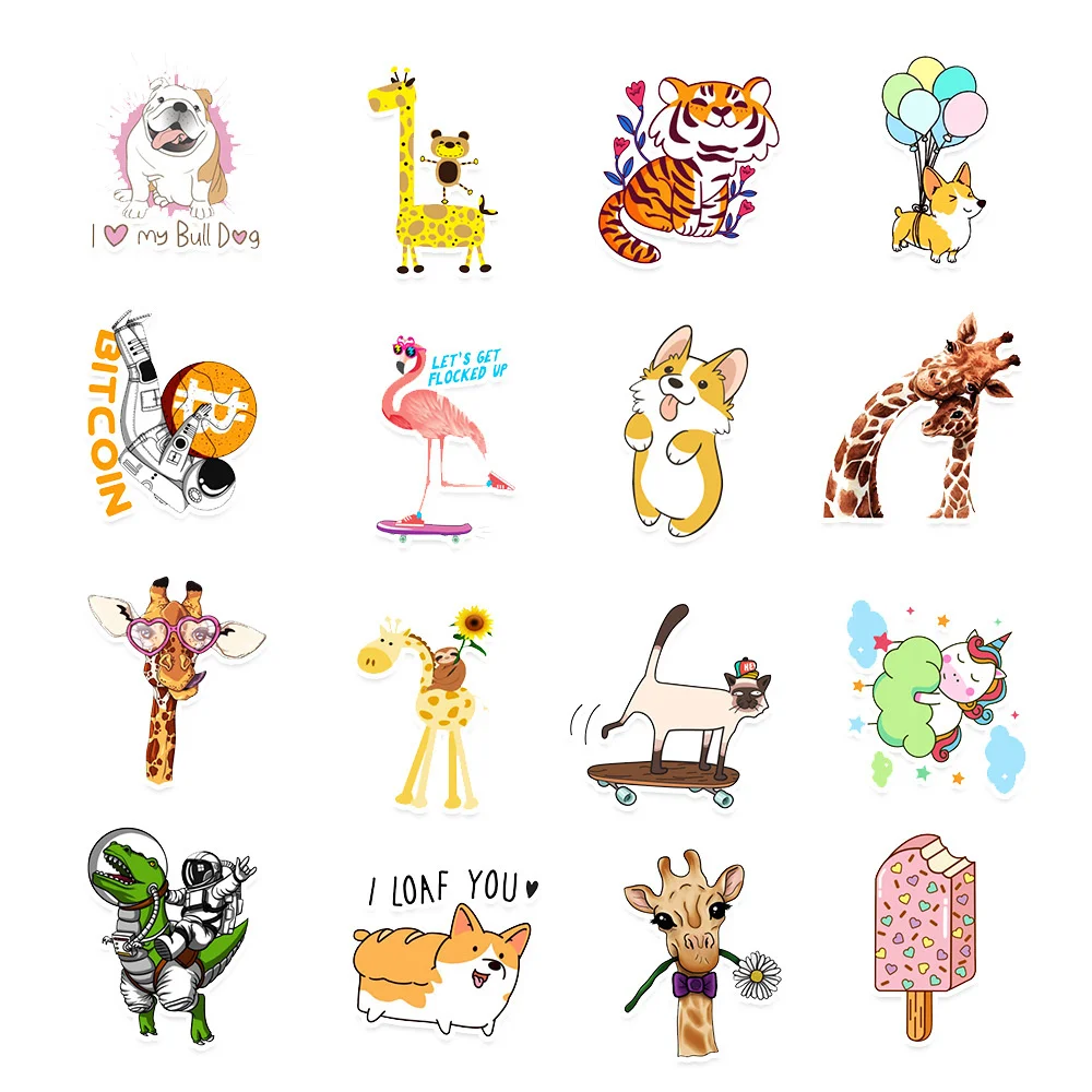 50 шт. милые наклейки для блокнота | Дом и сад