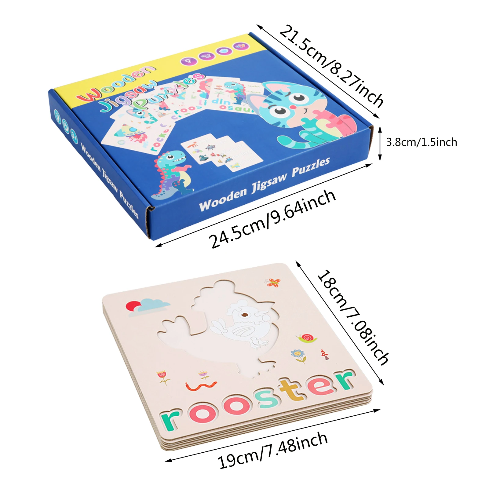 

Montessori Spell Word Pattern Game Toys Early Learning Jigsaw Letter Alphabet Puzzle Preschool Educational Baby Toy For Children