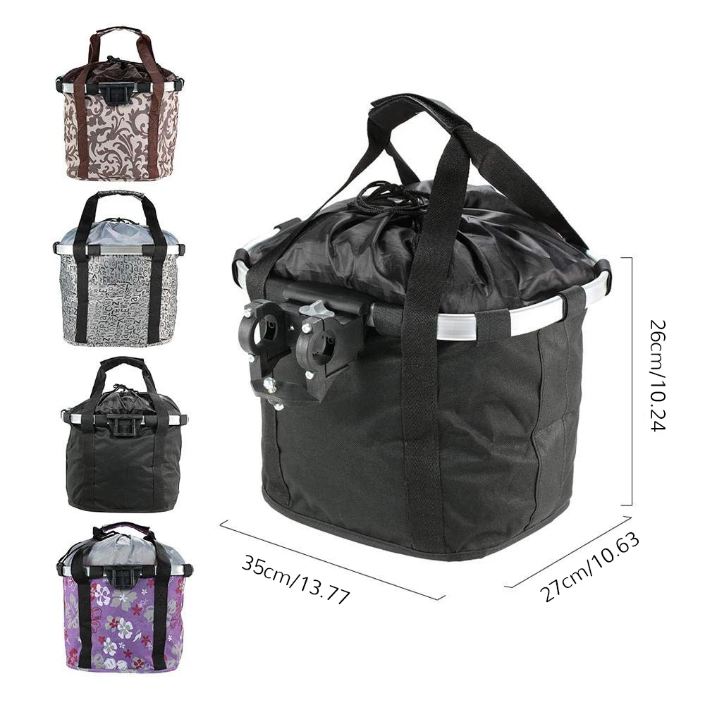 Pet Carrier Bag Bicycle Basket Pouch For Dog Cat Bike Bags Aluminum Alloy Front Seat | Дом и сад