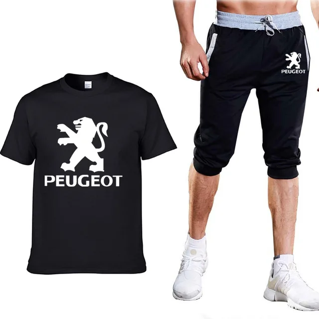 Новинка 2020 года Летний Мужской Хлопковый костюм с коротким рукавом и круглым