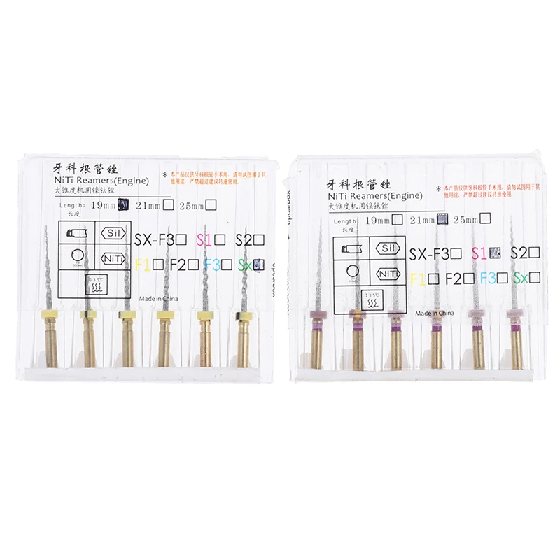 

Dental Instrument Golden Super Files Engine Use Rotary Files NITI Dentist Tool Teeth Whitening Kit With Led Light Teeth New