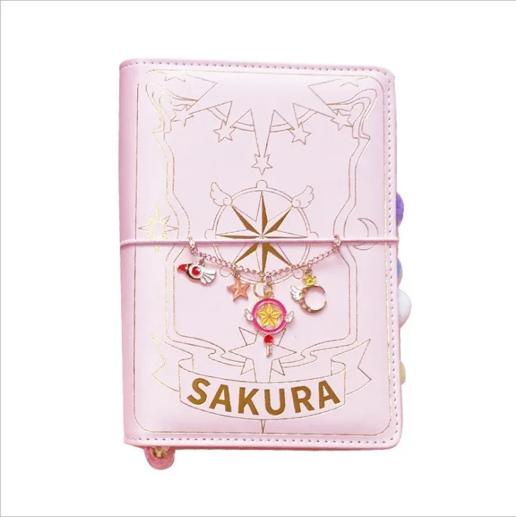 Аниме CardCaptor Sakura розовый Techo многоразового Тетрадь Косплэй Card Captor Dairly записные