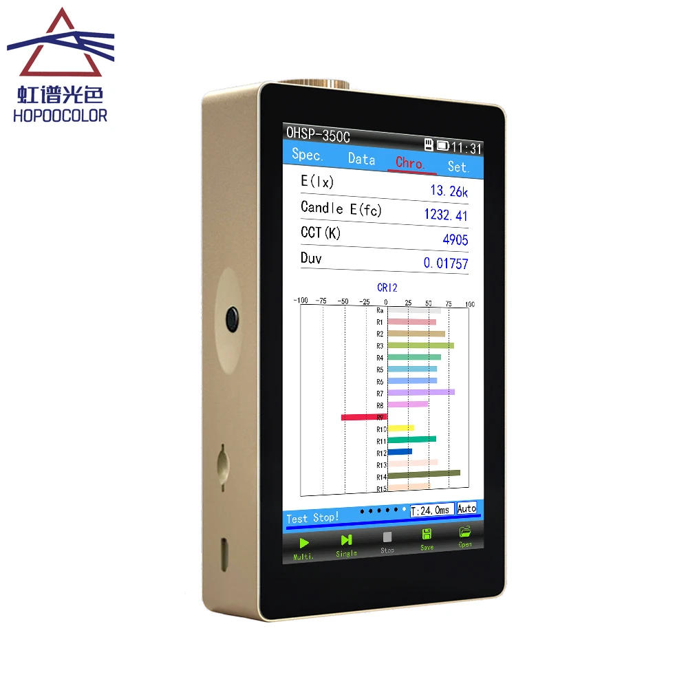 Портативный спектрометр OHSP-350C 380-780 нм светодиодный светильник вой и измеритель