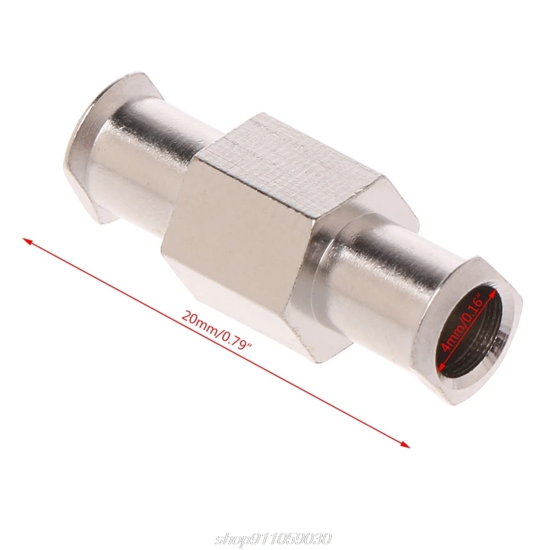 

1pcs Luer Lock Adapter Coupler Nickel Plated Brass Female to Female Fittings Connector with 4mm Aperture J23 21 Dropshipping