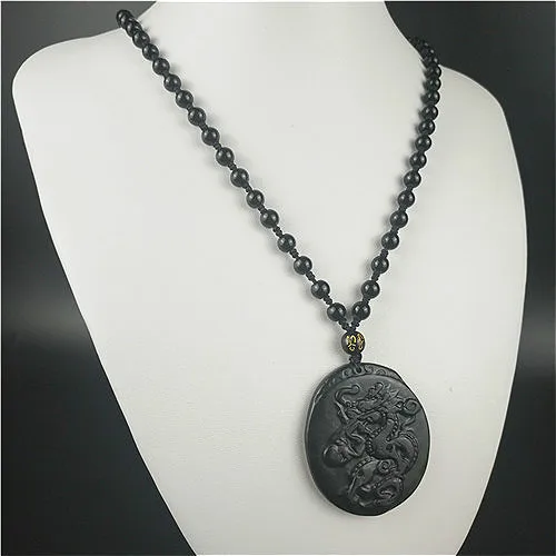 Сертифицированный китайский натуральный черный зеленый Нефритовый дракон