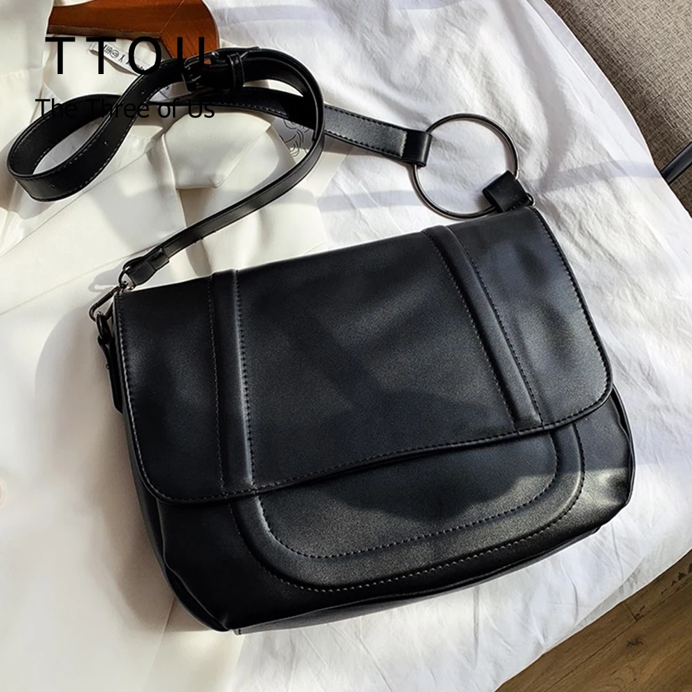 

Повседневные однотонные женские сумки, дизайнерские женские сумки на плечо, роскошная сумка через плечо из искусственной кожи, вместительн...