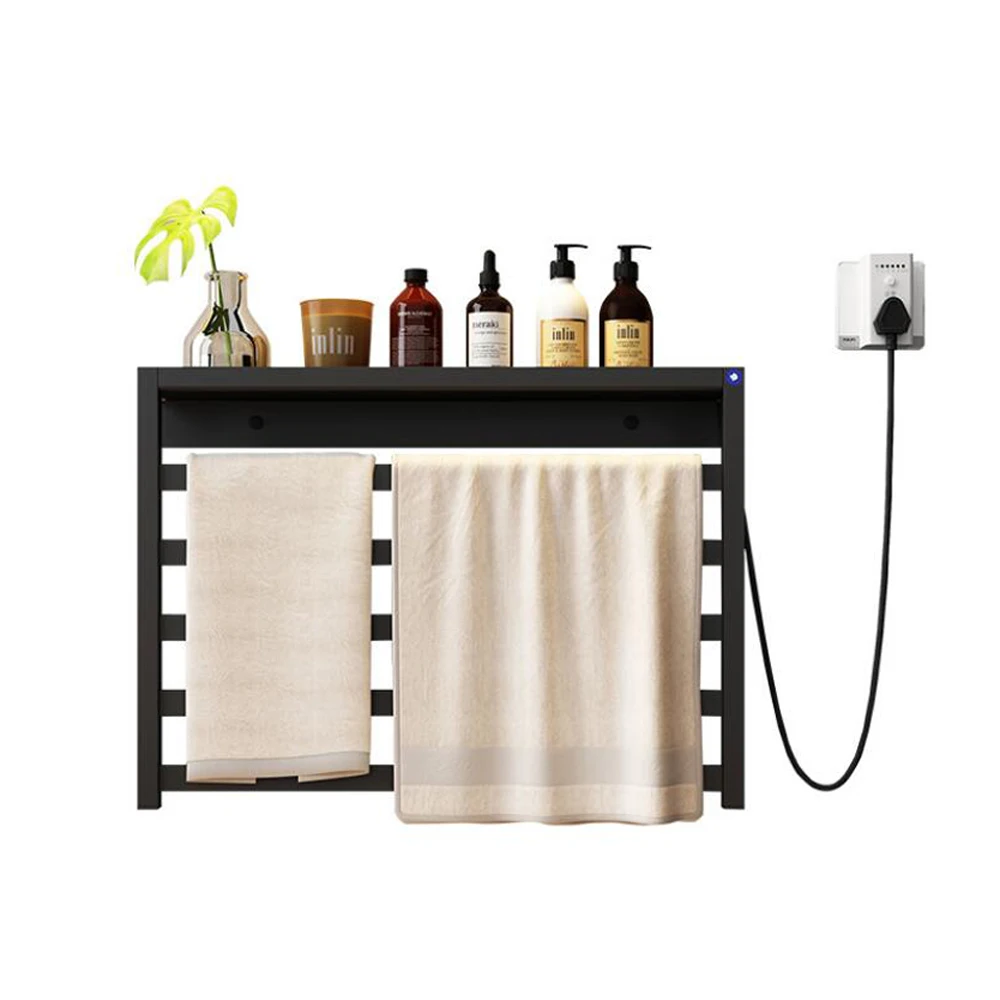 

Intelligent Electric Heating Towel Rack Heated Stainless steel Smart Towel Dryer Shelf Towel Warmer Rail Bathroom Fitting