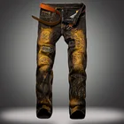 Джинсовые дизайнерские рваные винтажные джинсы высокого качества, рваные для мужчин, размер 28-38, 40, 2022, Осень-зима, уличная одежда в стиле хип-хоп, панк
