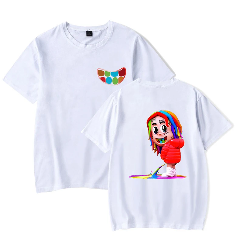 Kpop 2020 футболка в уличном стиле 6ix9ine забавные летние спортивные футболки для