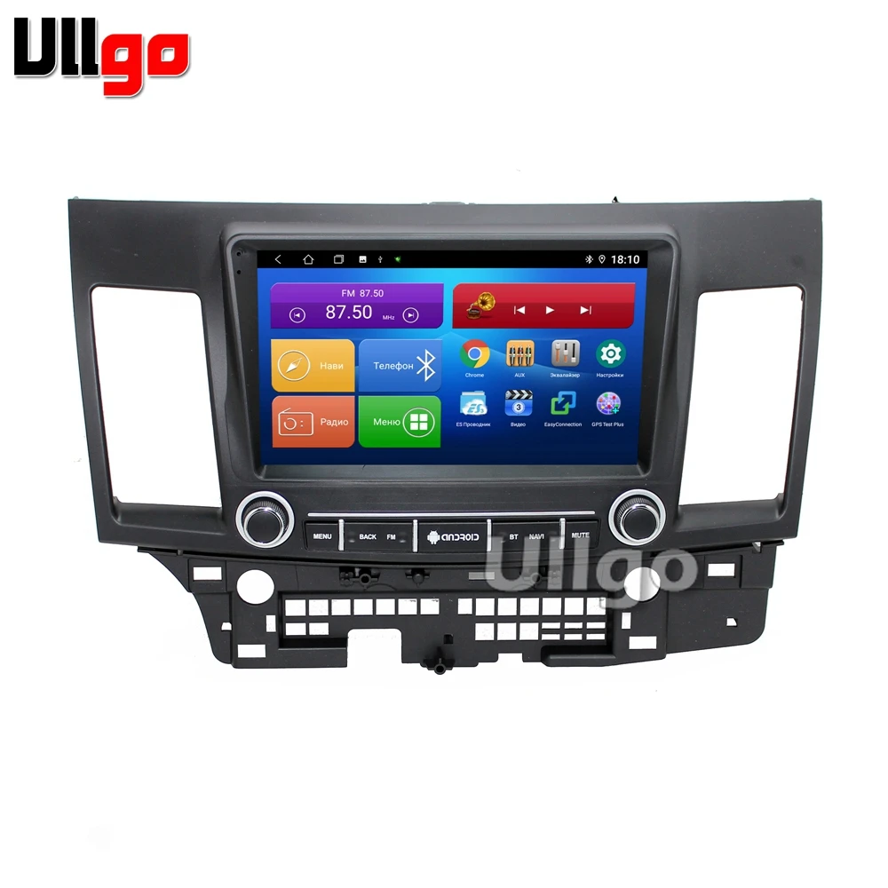 Android Octa Core автомобильный DVD GPS для Mitsubishi Lancer 2007-2018 стерео мультимедийный навигатор