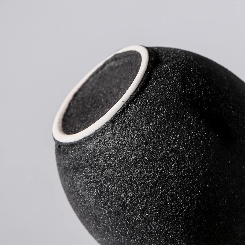 Современная простая керамическая ваза белые синие черные серые маленькие вазы