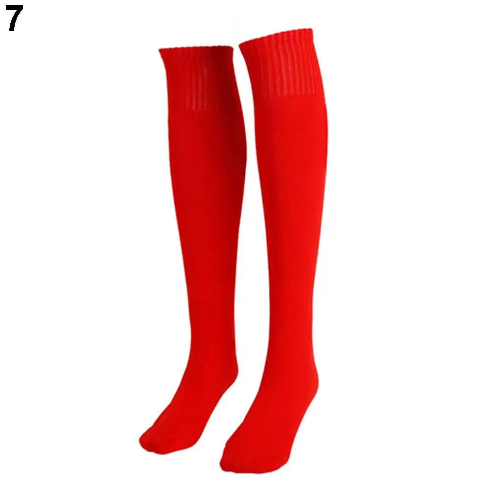 

Unisex Football Plain Long Sock Sport Knee High Large Hockey Soccer Rugby Stocks