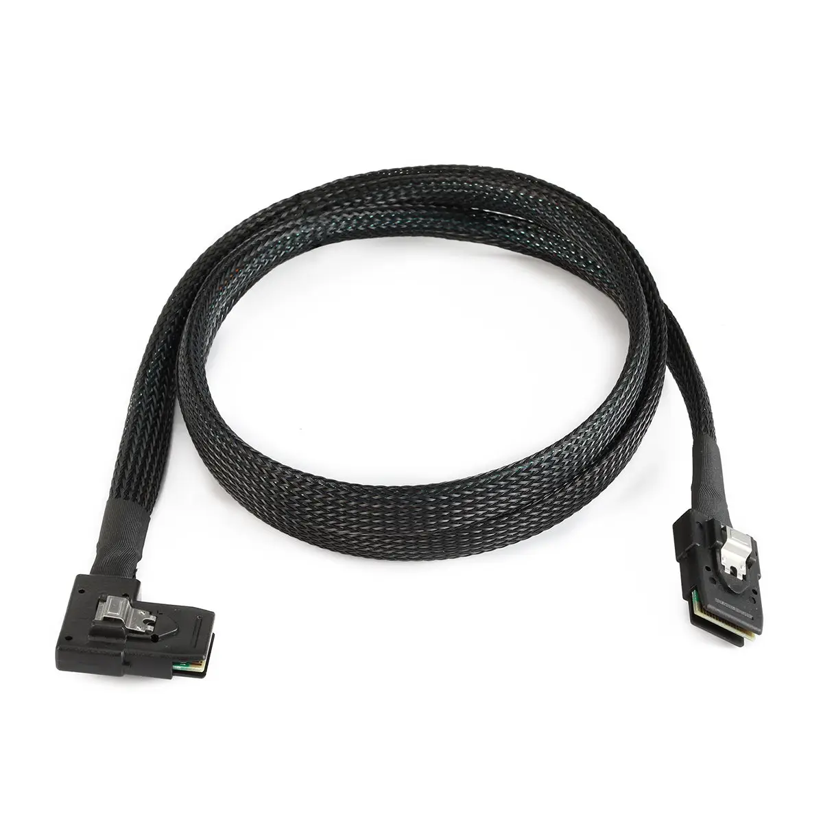 

80 см ультра тонкий плоский прямоугольный 90 градусов мини SAS 36pin SFF-8087 до 8087 данных Raid кабель