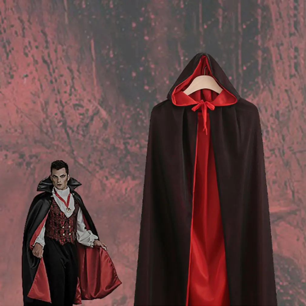 Плащ-накидка на Хэллоуин с капюшоном для мужчин женщин девочек и мальчиков |