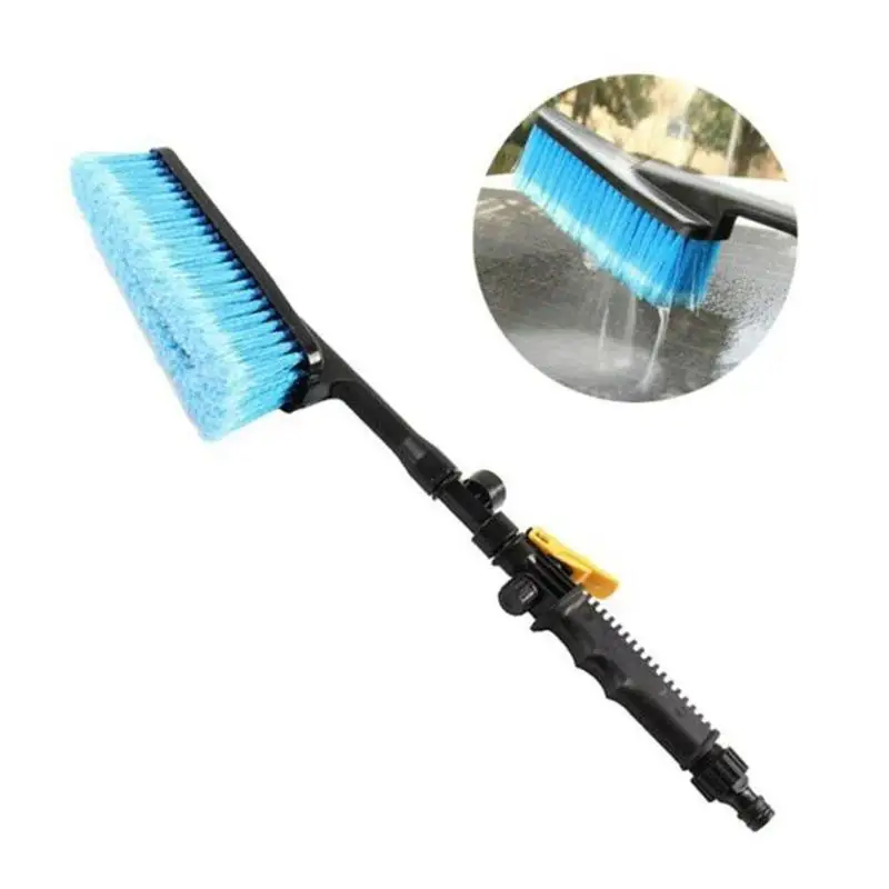 

Car Cleaning Brush Automobile Tire Hub Water Spray Care Washing And With Cleaning Handle Car Brush Accessories Soft Hair Lo H9V6