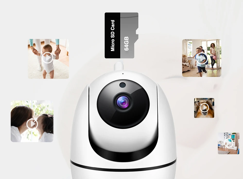 1080P Cloud Wireless IP Camera Intelligent Auto Tracking of Human Indoor Home Security Surveillance CCTV Network Wifi Camera ip