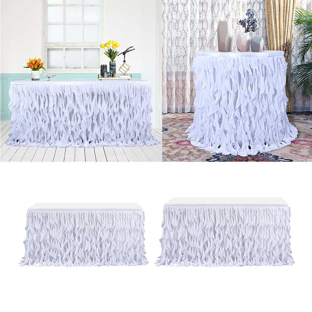 Белая юбка-пачка ручной работы столовая посуда чехол для свадьбы детского душа