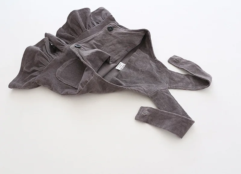 2018 платье для маленьких девочек комбинезон малышей вельветовые платья с