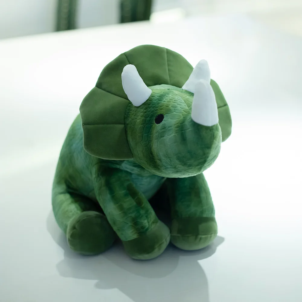 

35/50cm Creative Big Plush Green Triceratops Stegosaurus Plush Toy Dinosaur Doll Stuffed Toy Kids Dinosaurs Toy Birthday Gifts