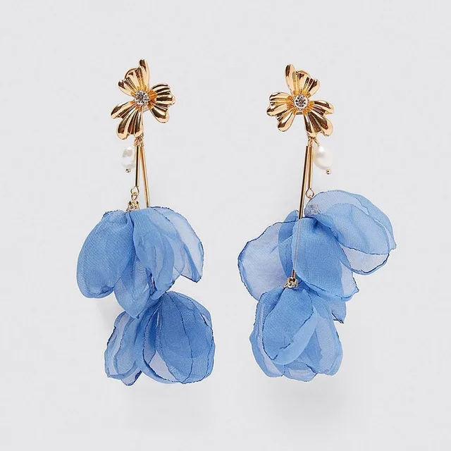 Женские Кружевные серьги JJFOUCS вечерние подвески ручной работы с цветочным