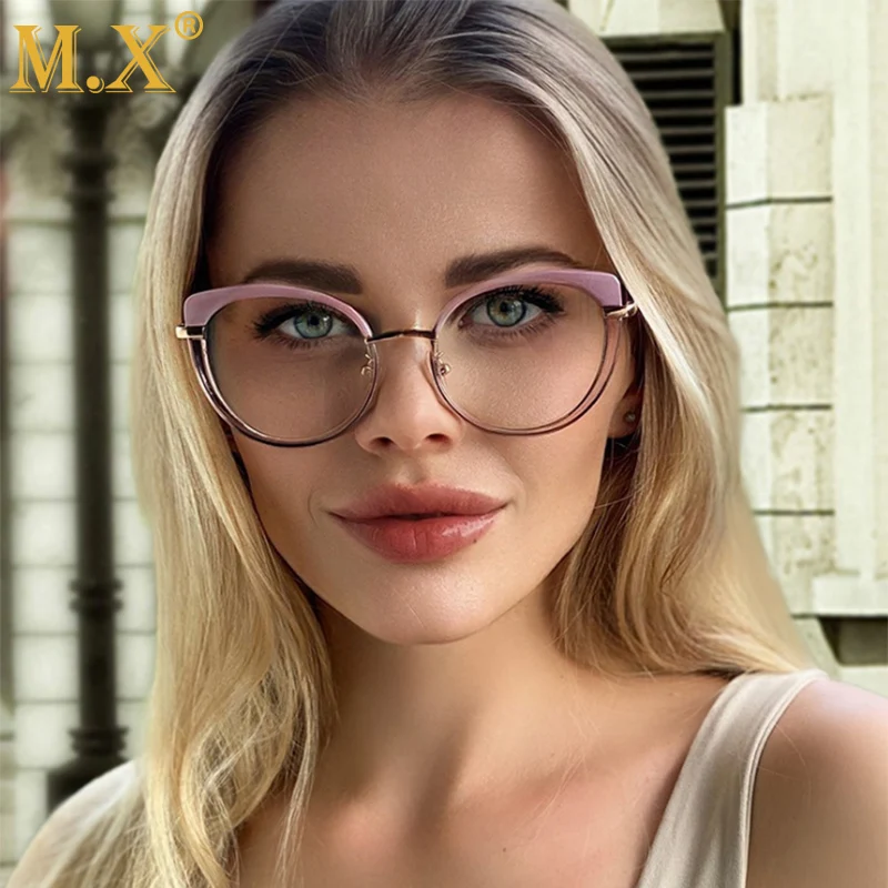 

2021 Trends Office Women Cat Eye Anti Blue Light Glasses Small Black Frame Blue Light Blocking Computer Female Eyeglasses W610