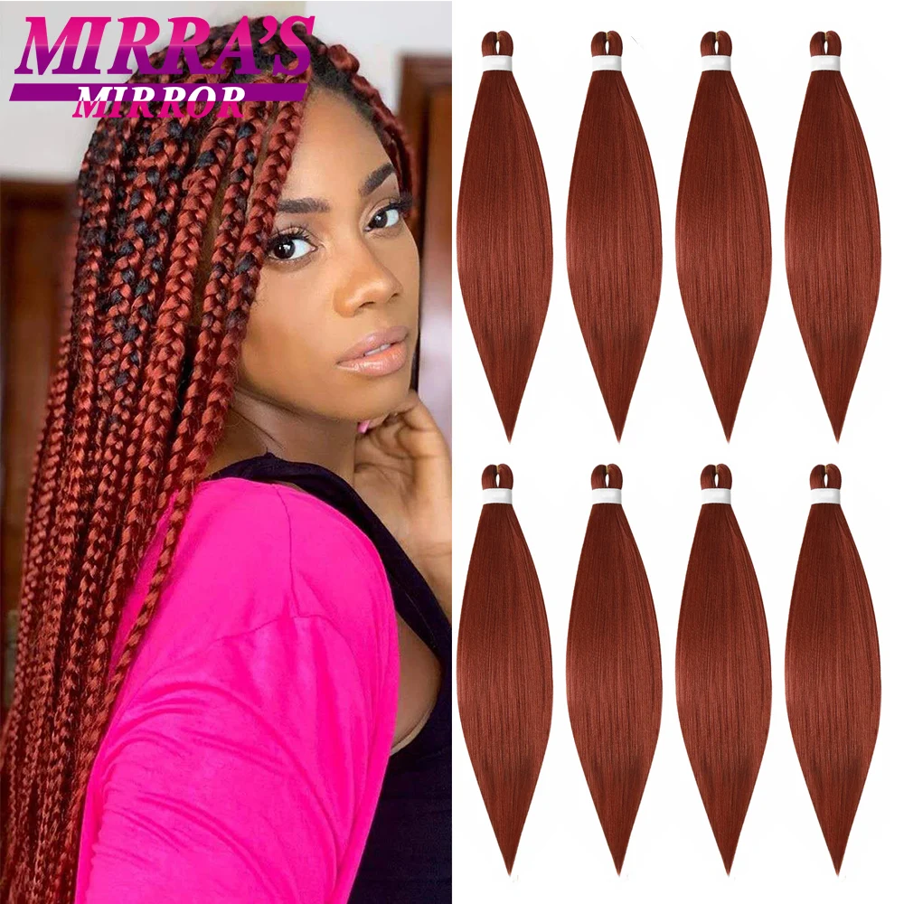 

Braiding Hair Extension Ombre Brown Hair For Braid Yaki Texture Hot Water Setting Synthetic Fiber Jumbo Braids Mirra’s Mirror