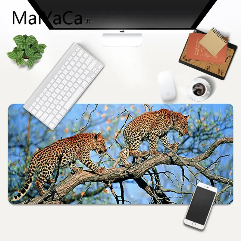 

MaiYaCa Simple Design leopard Gamer Speed Mice Retail Small Rubber Mousepad Gaming Mouse Mat xl xxl 600x300mm for dota2 cs go