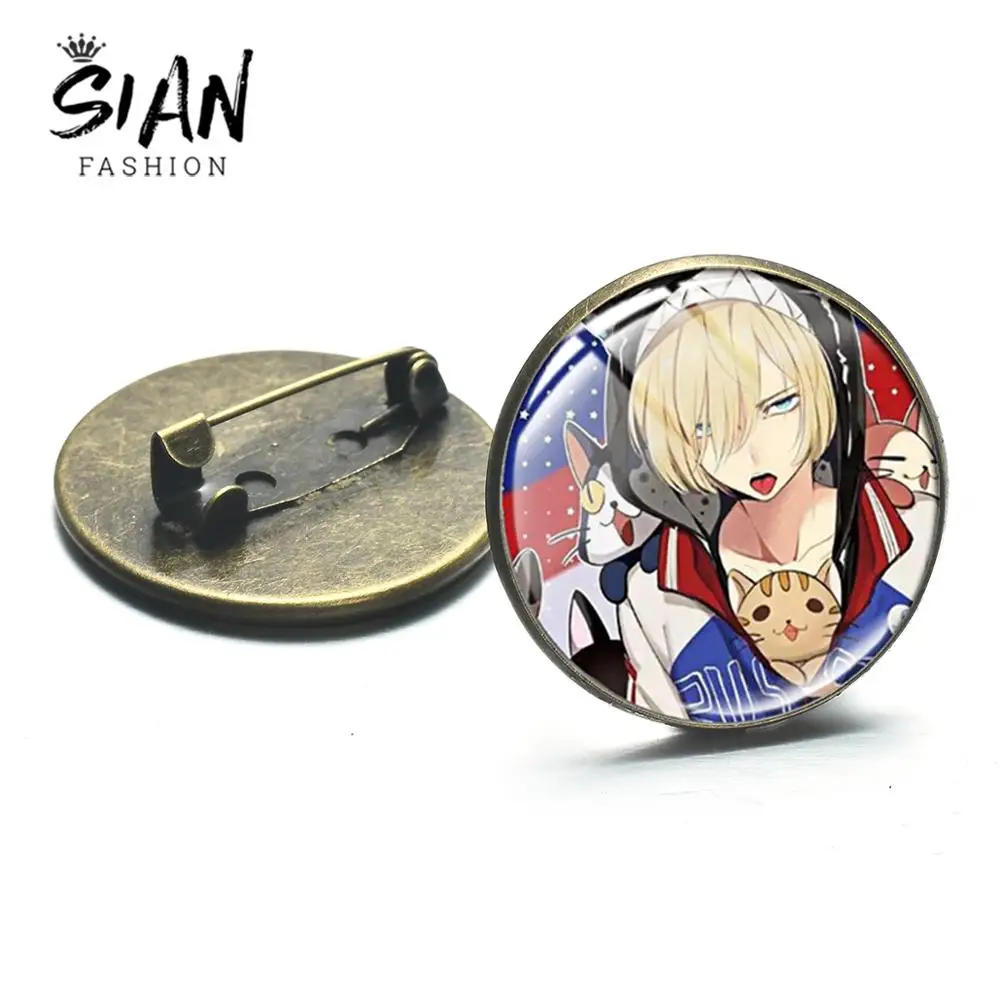 SIAN горячая Распродажа брошь из японского аниме YURI on ICE в виде персонажа
