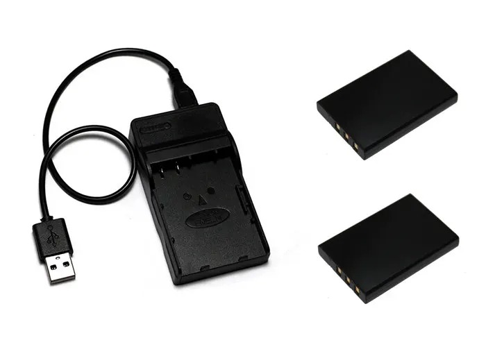 NP-60 NP60 DB-40 DB40 KLIC-5000 KLIC5000 D-LI2 DLI2 батарея + USB зарядное устройство для Fujifilm Fuji FinePix F401 F601