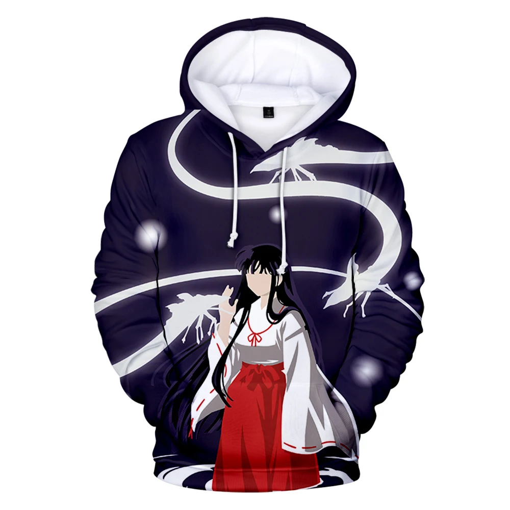 

Popular Hip Hop Men/women Casual 3D Print Hooded Inuyasha Pullovers Clothes Tops Korean Sweatshirt Inuyasha Hoodie Sweatshirts