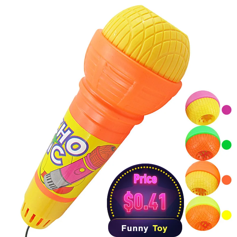 Новые микрофонные Игрушки для девочек и мальчиков эхо микрофон чейнджер голоса