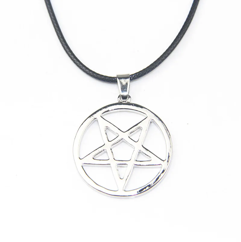 Ожерелье черного двореца подвеска в виде пятиконечной пентаграммы значок с