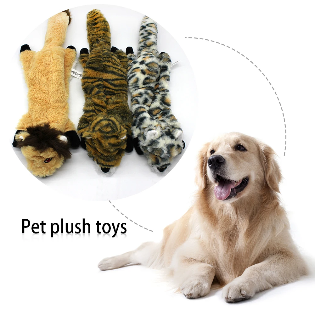 Милые животные тигра леопарда льва игрушки для животных жевательные скрипучие