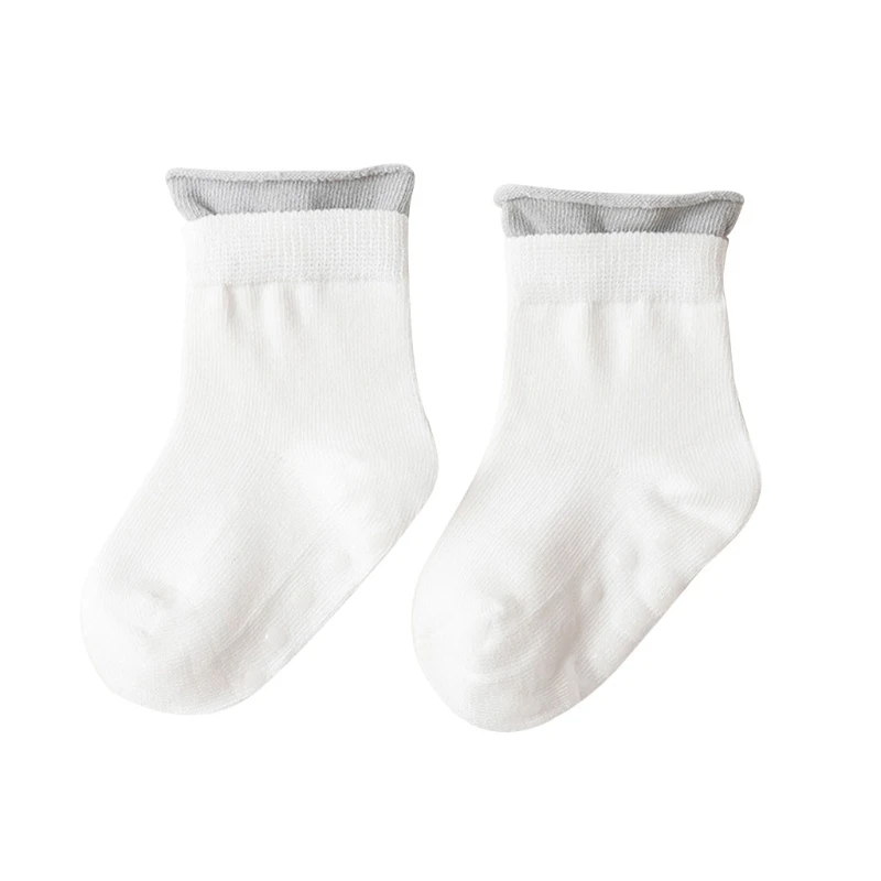 

Baby Kids Crimping Socks Toddler Spring Summer Cotton Anti-slip Ankle Sox for Newborn Child Boys Girls