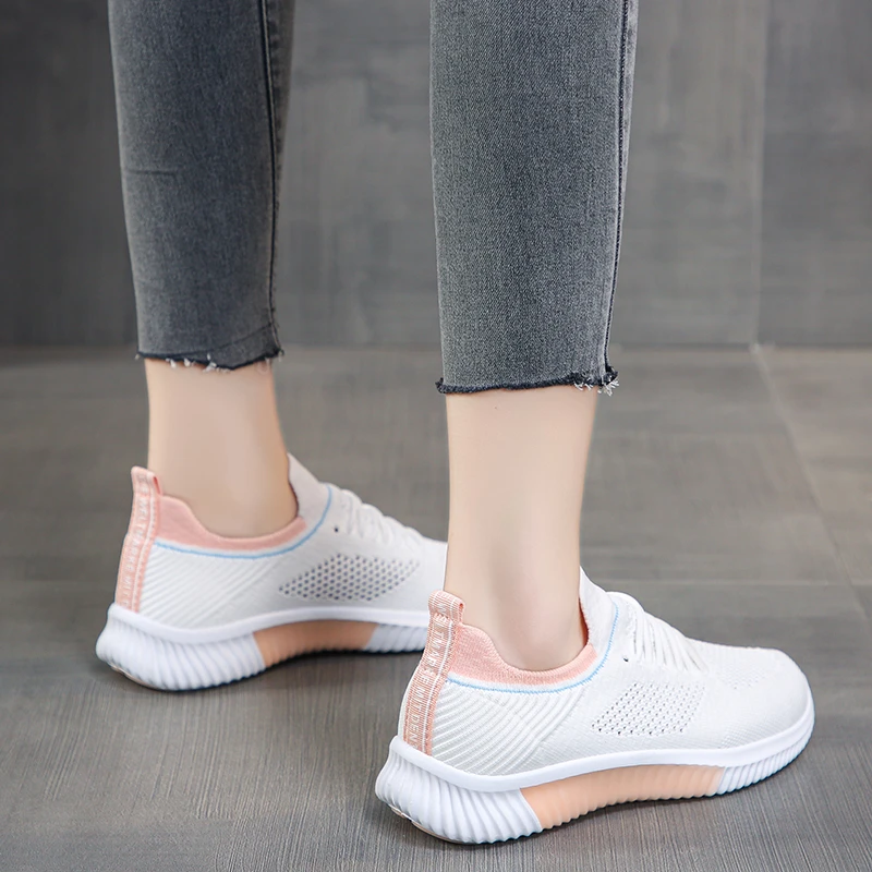 

Summer Women'S Sports Shoes Running Mesh Female White Sneakers Tennis Trainers 2021 Toning Sneakrs Fitness Athletic Ladies Shoes