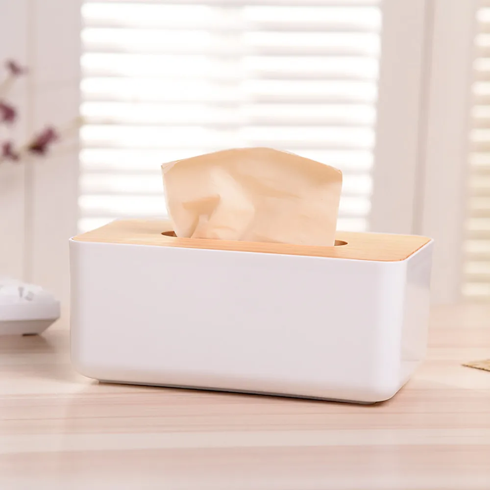 Деревянная коробка для салфеток в европейском стиле контейнер офиса дома