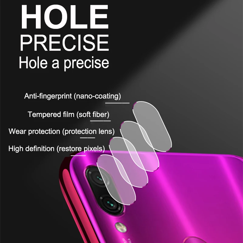 Lamorniea 3 шт. Защитное стекло для объектива amera Xiaomi Redmi Note 8 Pro 8T линза камеры