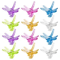 60 pcs dragonfly orchid clips vines clips colorful garden plant clips for supporting orchid flower vine garden tomato