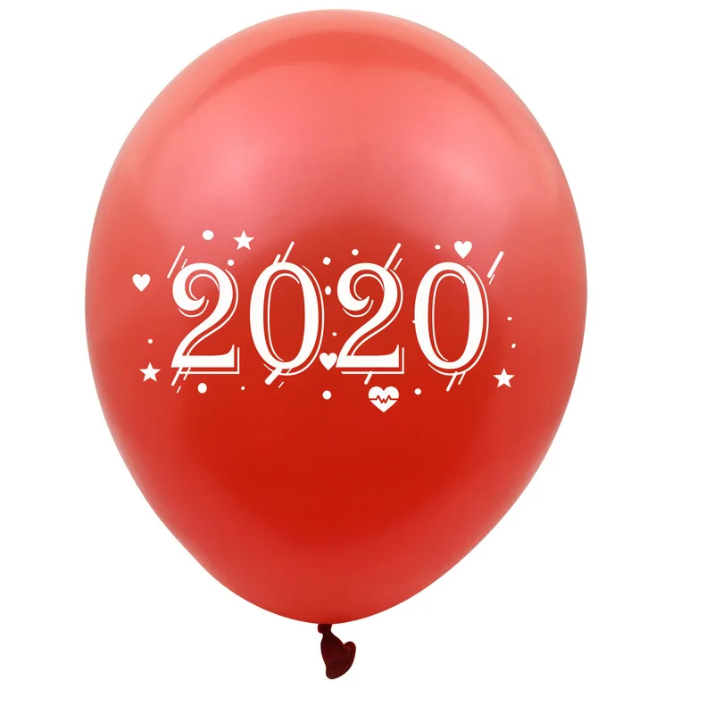 

New Product 2020 Digital Latex Balloon 12 Inch 2.8g Printing Happy New Year Wedding Birthday Party Decoration