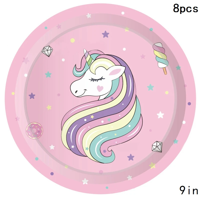 

Unicorn Party Decor 123st Birthday Party Decor Baby Shower Unicornion Theme Birthday Party Girls Favor Unicorn Party Tableware