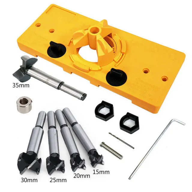 Направляющая для сверления отверстий Forstner стакан с шарнирами 15 35 мм резки дерева