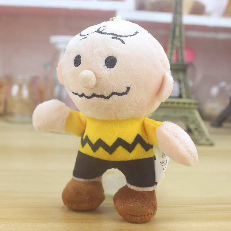 Мультяшная плюшевая игрушка Snoopy милая кукла щенок подвеска Чарли Браун в сумку |