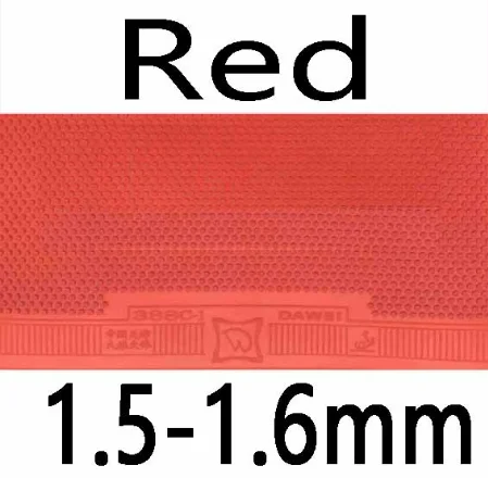 Dawei 388C-1 388C 1 средний pips-out Настольный теннис pingpong Резина с губкой - Цвет: red 1.5-1.6mm